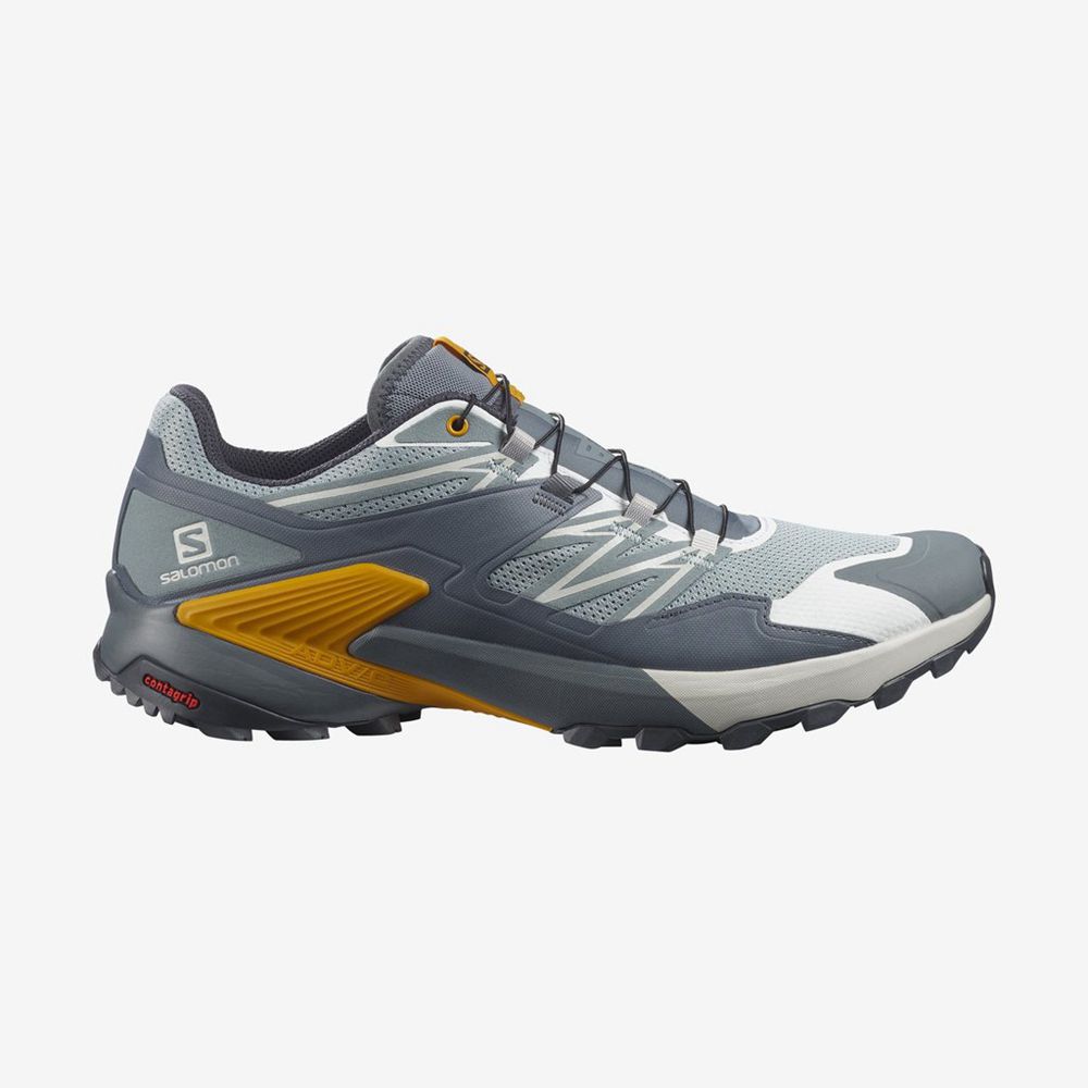 Zapatillas Trail Running Salomon Hombre Gris Pizarra - Salomon Argentina WINGS SKY ,274368-YMK